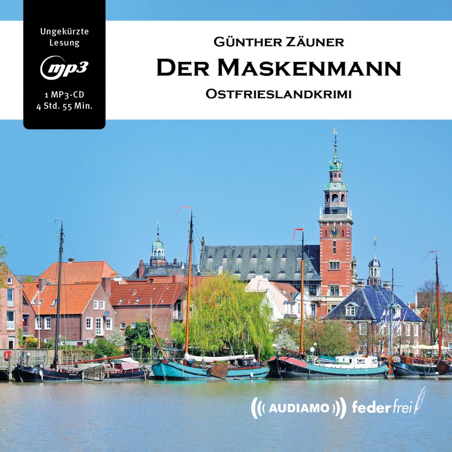 Der Maskenmann. Cover. Audiamo Hörbuch Verlag